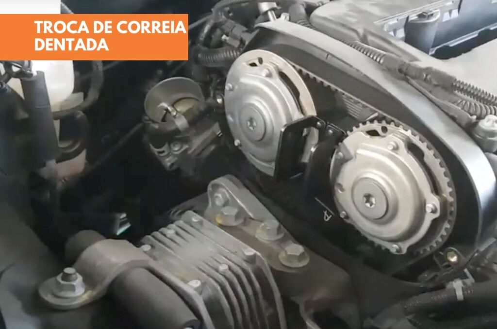 Troca de correia dentada